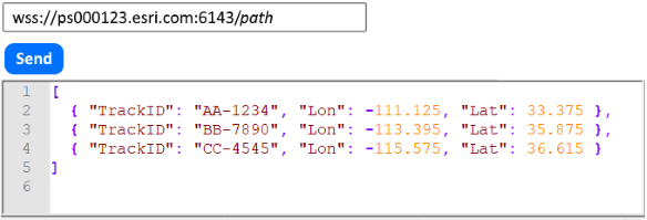 JSON 配列として整理されたイベント データ JSON 配列として整理されたイベント データ