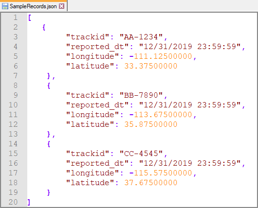 汎用 JSON として書式設定されたイベント データ 汎用 JSON として書式設定されたイベント データ