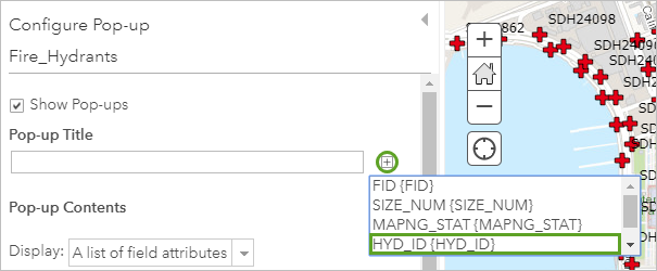 フィールド名の追加 フィールド名の追加